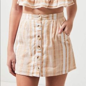 Lottie Moss by Pacsun XS high rise button skirt